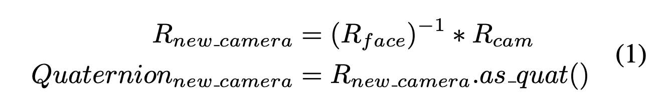 Transformation equation